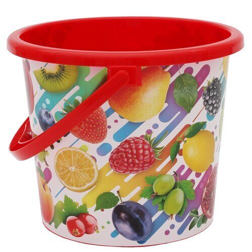 Ведро 5л пласт Фруктовое настроение (ВМС)(10шт) 