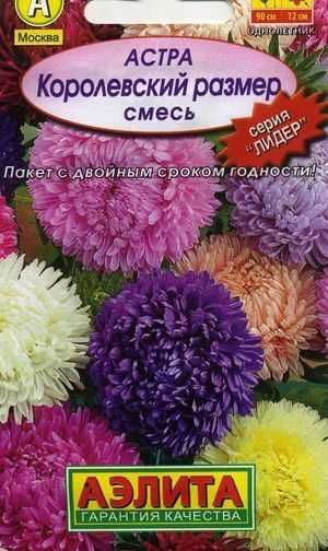 Астра Королевский размер Смесь однолетник 0,1г (Аэлита)