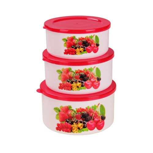 Набор емкостей Смак-ягоды (0,5л 0,7л 1л) (28шт) (Альтерн)