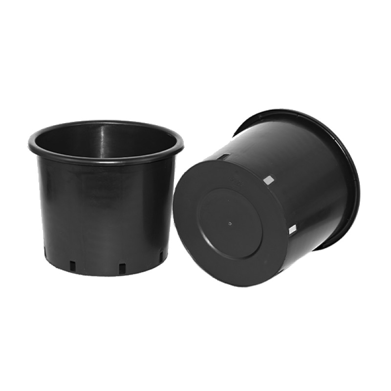 Горшок 25л Д35 В28 ЛИТОЙ УТОЛЩЕННЫЙ С БОРТОМ КР (Амина)(100шт) 