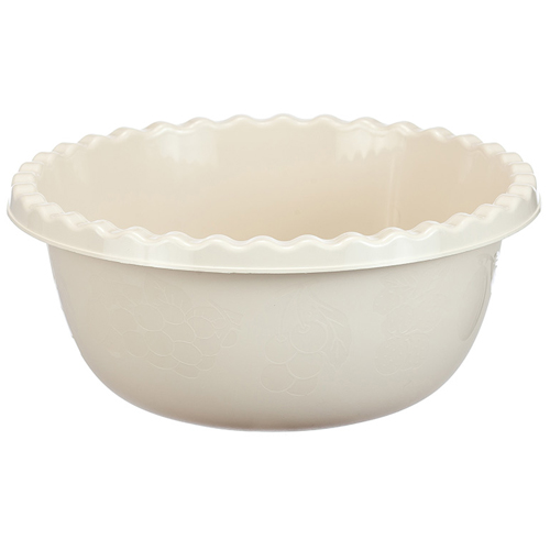 Миска 1,8л без крышки Круглая белый ротанг 1311 (М-пласт)(26шт) 