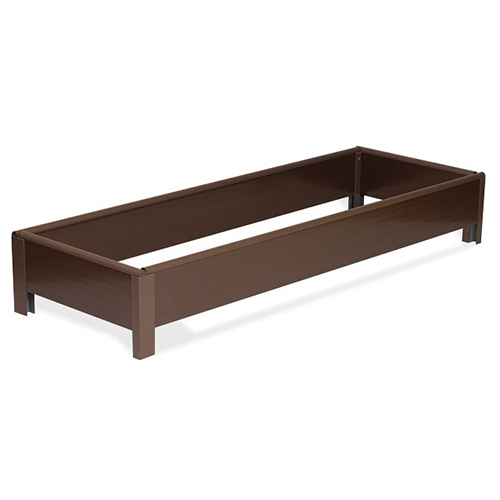 Грядка Эконом из ПВХ 2000*750*185мм коричневый (СтройАрсенал)