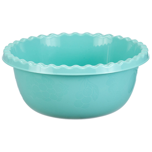Миска 3л без крышкой круглая Аквамарин 1312 (24шт) (М-пласт)