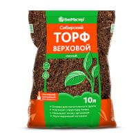 Торф 10л верховой кислый Сибирский (БиоМастер)(5шт)(160шт)