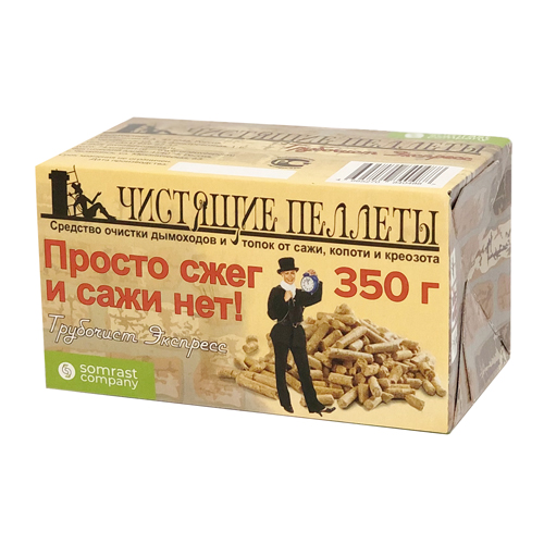 Трубочист экспресс 350г ПЕЛЛЕТЫ от сажи (Сомраст)(16шт)