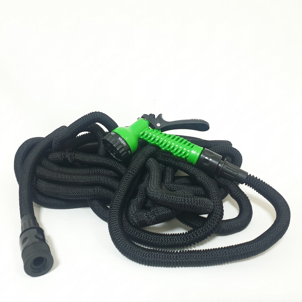 Шланг растягивающийся 30м с пистолетом черный (Сиб Сад)(30шт) 