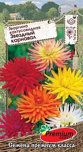 Георгина Звездный карнавал смесь однолетник 0,1г (Премиум)