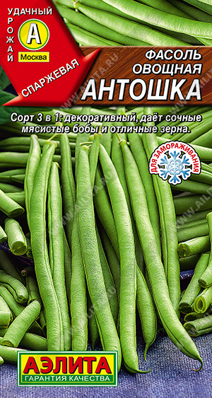 Фасоль Антошка овощная 5г (Аэлита)