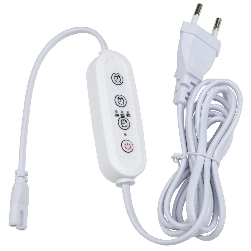 Таймер с вилкой и разъемом для лампы Uniel 220В