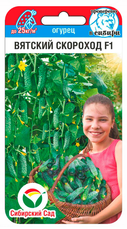 Огурец Вятский скороход 6шт (Сиб Сад)