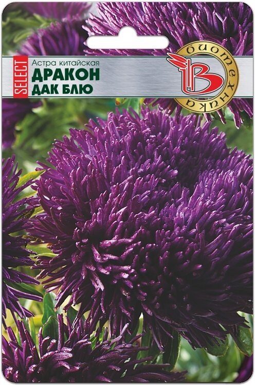 Астра ДРАКОН Селект Дак Блю однолетник 30шт (Биотехника)