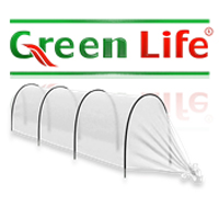 Парник GreenLife 6,5м ширина 100см,высота 90см 7 дуги (укрывной) (ВС)