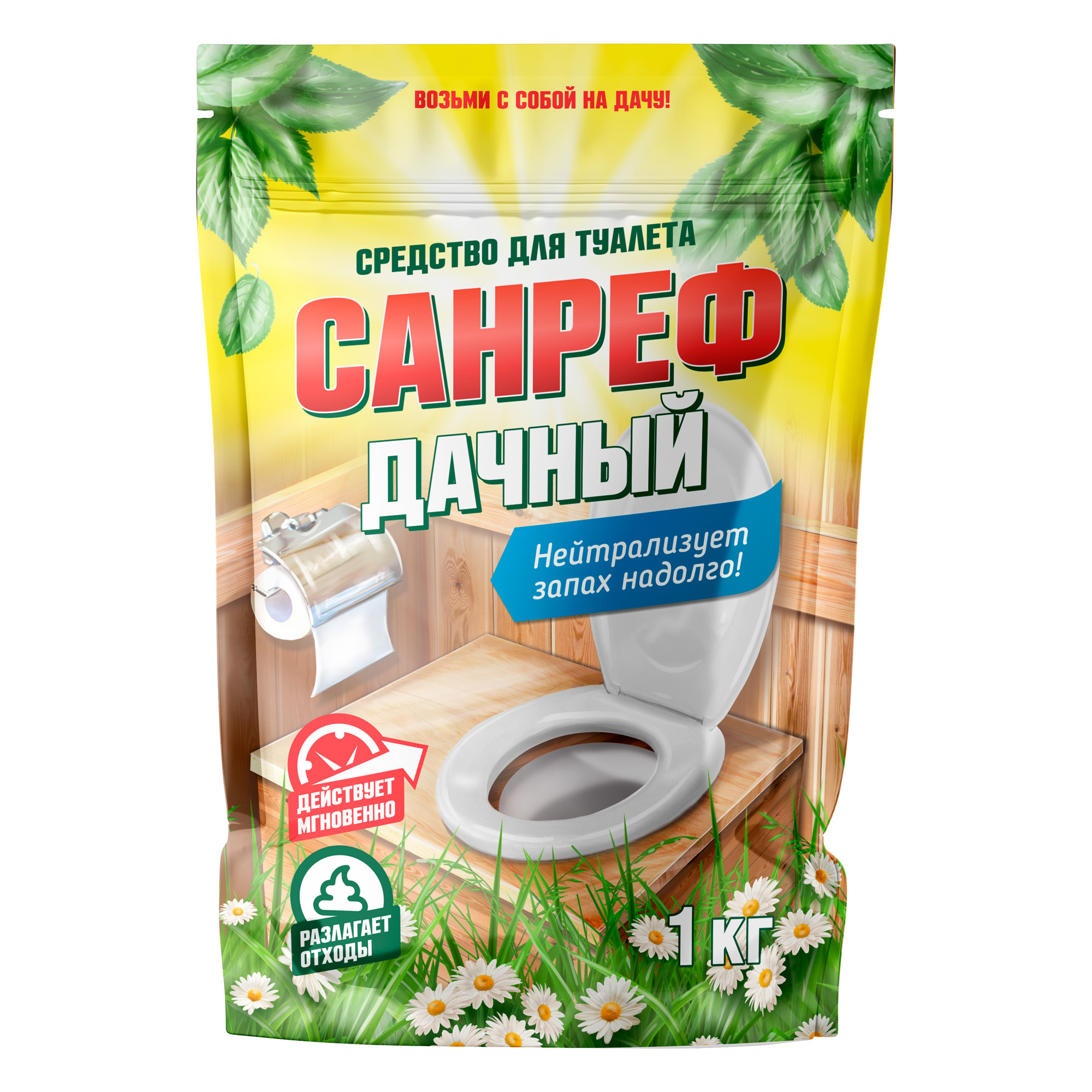 Санреф дачный 1кг средство для дачного туалета (БиоМастер)