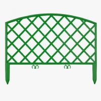 Заборчик Решетка 0,36*2,3м зеленый (Мегастр)