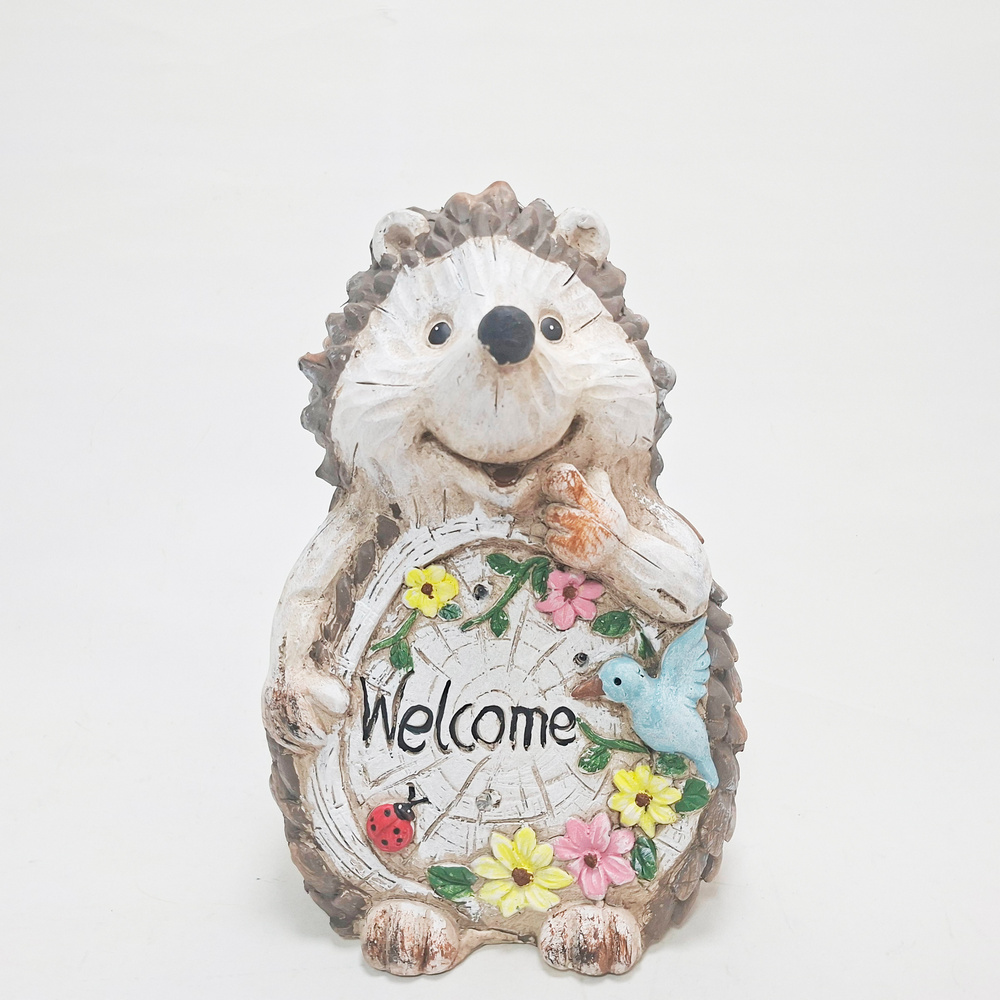 Садовая фигура Ежик WELCOME SBO-1-287 на солнечных батарейках (Сиб Сад)