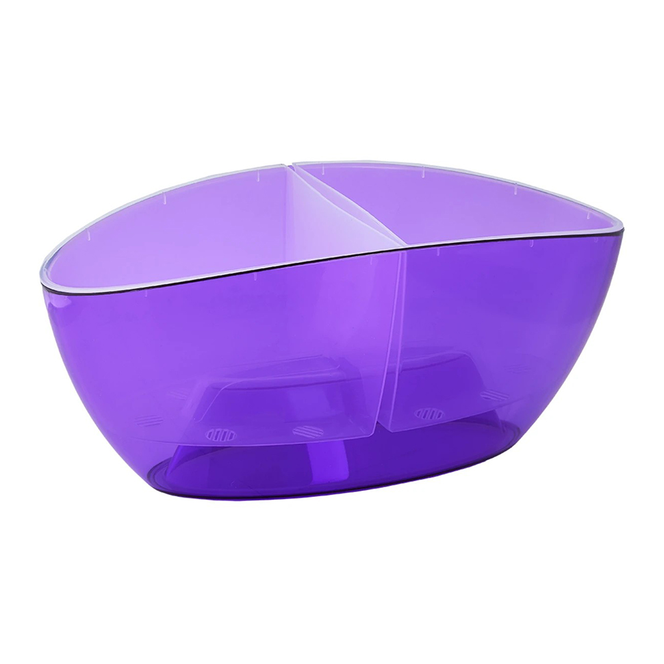 Орхидея 32*14см фиолетовый двойной со вставкой овал (Алеана)