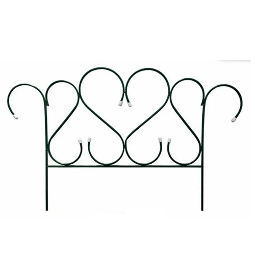 Заборчик мет садовый Романтик В-0,45м Ш-0,73м Д-3,65м 5секций (ВС)