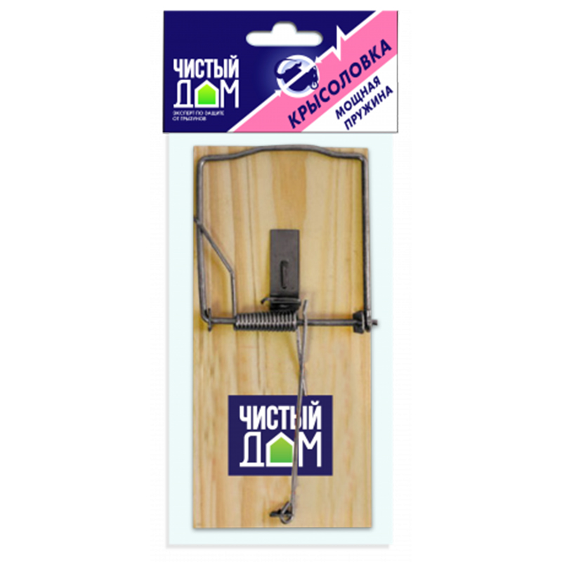 Чистый дом Крысоловка деревянная (Техноэкспорт)(144шт)