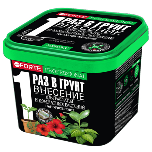 Бона Форте 1л ВЕДРО для Рассады и Комнатных растений Наноудобрение пролонгированное (БФ)(12шт)