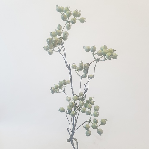 Ветка для декора высокая зелёная ягода 1шт (Сиб Сад)