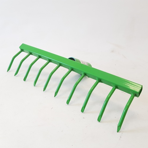 Грабли 10 зуб (круглый зуб) полимер окрас №26 (Усолкин)(30шт)