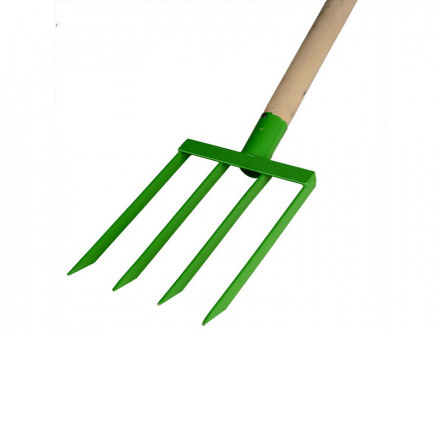 Вилы садово-огородные 4-х зубые с черенком 40мм №52Д (Усолкин)(3шт)