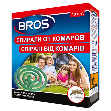 Брос Спирали от комаров с подставкой 10шт (18шт)