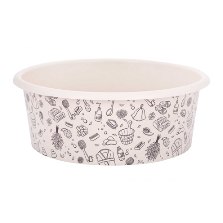 Таз 20л Русская Банька (10шт) (Альтерн)