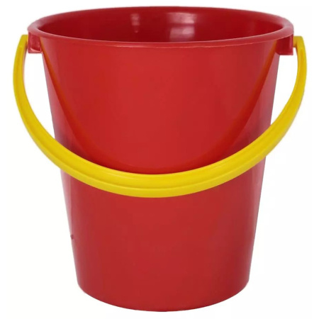 Ведро 5л пластик красное Б0202 (Интерм)