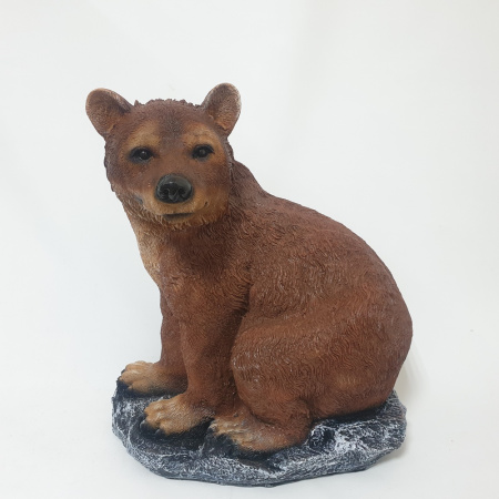 Садовая фигура Медведь на камне 11703 (60см) (ВПС)