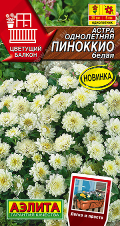 Астра Пиноккио белая 0,05г (Аэлита)