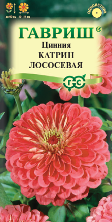 Цинния Катрин лососевая однолетник 0,3гр (Гавриш)