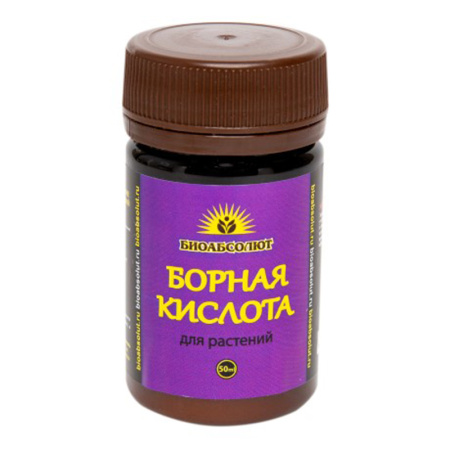 Борная кислота 50мл (Биоабсолют)(100шт)