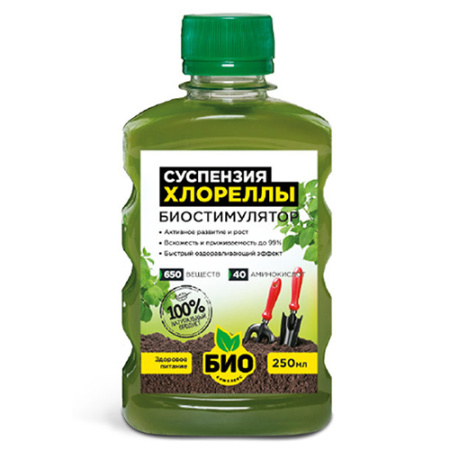 Хлорелла суспензия 0,25л (Биокомплекс)(35шт)