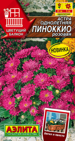 Астра Пиноккио розовая 0,05г (Аэлита)